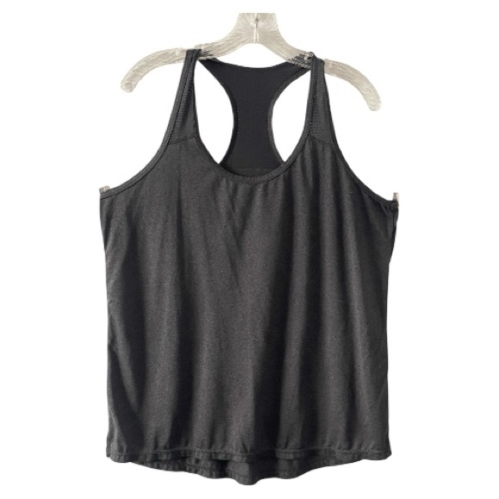 Xersion Women's l Dark Gray Racerback Tank Top l Size XL l MSRP $25 - Picture 2 of 4